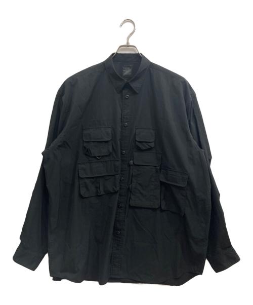 DAIWA PIER39（ダイワ ピア39）DAIWA PIER39 (ダイワ ピア39) TECH ANGLERS SHIRTS L/S/テック　アングラー　シャツ ブラック サイズ:JP L/ASIA L/US M/EU M/UK Mの古着・服飾アイテム