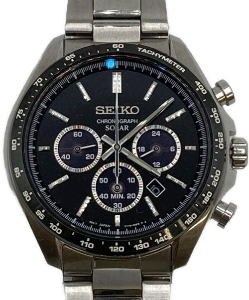 SEIKO（セイコー）SEIKO (セイコー) クロノグラフ ブラックの古着・服飾アイテム
