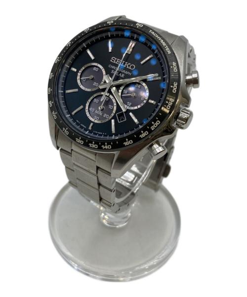 SEIKO（セイコー）SEIKO (セイコー) クロノグラフ ブラックの古着・服飾アイテム