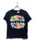 GUCCI（グッチ）の古着「スター＆インターロッキングGプリント Tシャツ」｜ブラック
