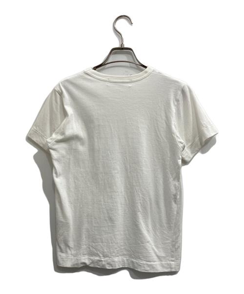PLAY COMME des GARCONS（プレイコムデギャルソン）PLAY COMME des GARCONS (プレイコムデギャルソン) ハートワッペンTシャツ ホワイト サイズ:Mの古着・服飾アイテム