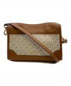 MICHAEL KORSマイケルコース）の古着「ショルダーバッグ/Harrison Large Logo Crossbody Bag」｜ブラウン