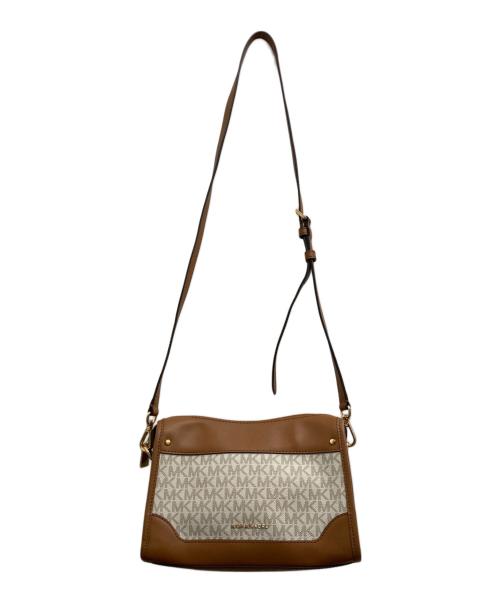 MICHAEL KORS（マイケルコース）MICHAEL KORS (マイケルコース) ショルダーバッグ/Harrison Large Logo Crossbody Bag ブラウンの古着・服飾アイテム