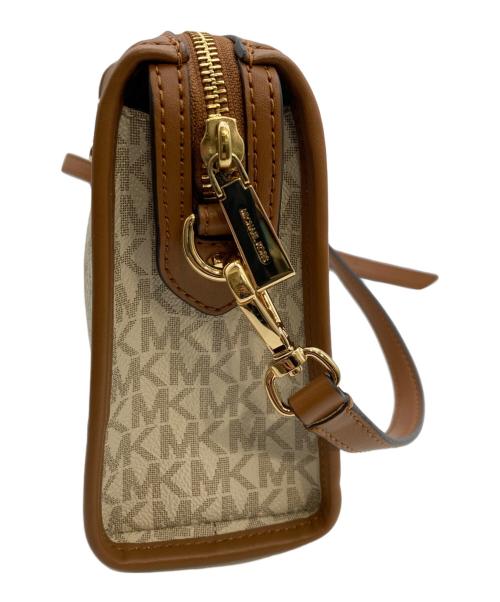 MICHAEL KORS（マイケルコース）MICHAEL KORS (マイケルコース) ショルダーバッグ/Harrison Large Logo Crossbody Bag ブラウンの古着・服飾アイテム