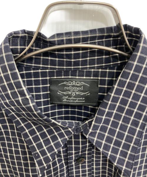 refomed（リフォメッド）refomed (リフォメッド) WRIST PATCH SLOUCH SHIRT 