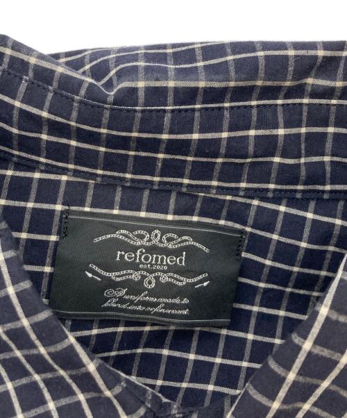 refomed（リフォメッド）refomed (リフォメッド) WRIST PATCH SLOUCH SHIRT 