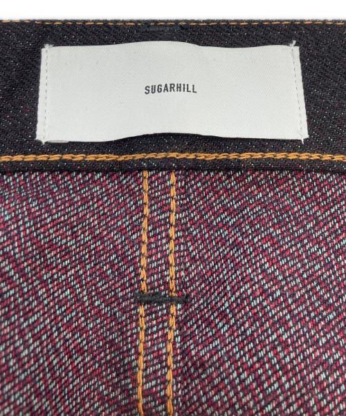 SUGARHILL（シュガーヒル）SUGARHILL (シュガーヒル) TWISTED HEATHER DENIM PANTS DOUBLE KNEE ブラック サイズ:81cm（W32）の古着・服飾アイテム