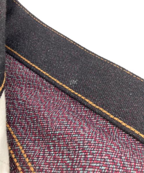 SUGARHILL（シュガーヒル）SUGARHILL (シュガーヒル) TWISTED HEATHER DENIM PANTS DOUBLE KNEE ブラック サイズ:81cm（W32）の古着・服飾アイテム
