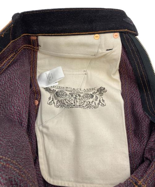 SUGARHILL（シュガーヒル）SUGARHILL (シュガーヒル) TWISTED HEATHER DENIM PANTS DOUBLE KNEE ブラック サイズ:81cm（W32）の古着・服飾アイテム