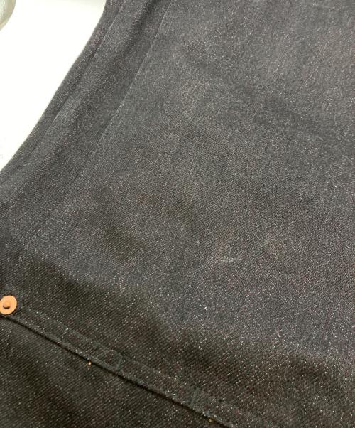 SUGARHILL（シュガーヒル）SUGARHILL (シュガーヒル) TWISTED HEATHER DENIM PANTS DOUBLE KNEE ブラック サイズ:81cm（W32）の古着・服飾アイテム