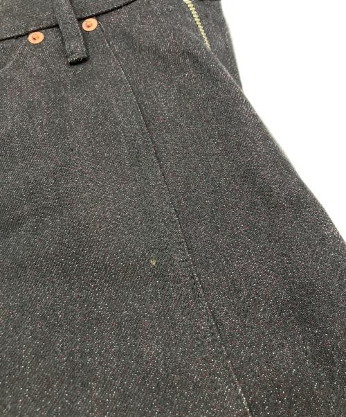 SUGARHILL（シュガーヒル）SUGARHILL (シュガーヒル) TWISTED HEATHER DENIM PANTS DOUBLE KNEE ブラック サイズ:81cm（W32）の古着・服飾アイテム
