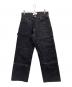 SUGARHILL（シュガーヒル）の古着「TWISTED HEATHER DENIM PANTS DOUBLE KNEE」｜ブラック