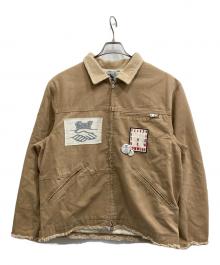 FAF（エフエーエフ）の古着「PATCHED ACTIVE JACKET/パッチド　アクティブ　ジャケット」｜ベージュ