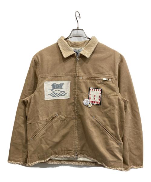 FAF（エフエーエフ）FAF (エフエーエフ) PATCHED ACTIVE JACKET/パッチド　アクティブ　ジャケット ベージュ サイズ:3の古着・服飾アイテム