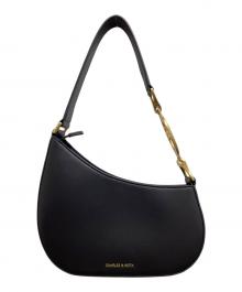 CHARLES & KEITH（チャールズアンドキース）の古着「アシメトリカル ショルダーバッグ」｜ブラック