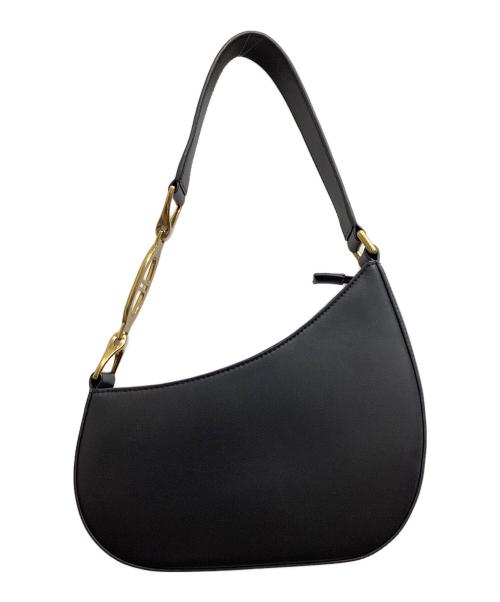 CHARLES & KEITH（チャールズアンドキース）CHARLES & KEITH (チャールズアンドキース) アシメトリカル ショルダーバッグ ブラックの古着・服飾アイテム