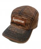 SUPREMEシュプリーム）の古着「Washed Cordura® Camp Cap」｜ブラウン