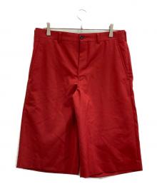 COMME des GARCONS HOMME PLUS（コムデギャルソンオムプリュス）の古着「ハーフパンツ」｜レッド