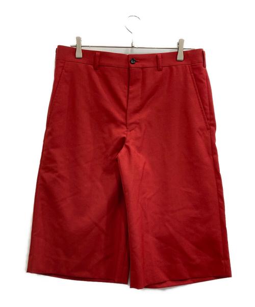 COMME des GARCONS HOMME PLUS（コムデギャルソンオムプリュス）COMME des GARCONS HOMME PLUS (コムデギャルソンオムプリュス) ハーフパンツ レッド サイズ:mの古着・服飾アイテム
