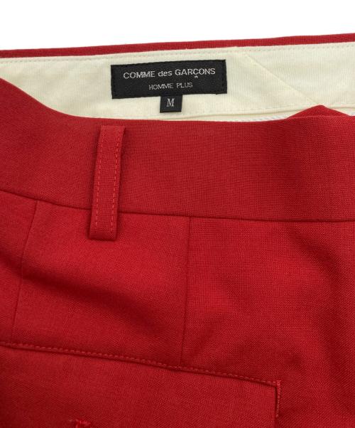 COMME des GARCONS HOMME PLUS（コムデギャルソンオムプリュス）COMME des GARCONS HOMME PLUS (コムデギャルソンオムプリュス) ハーフパンツ レッド サイズ:mの古着・服飾アイテム