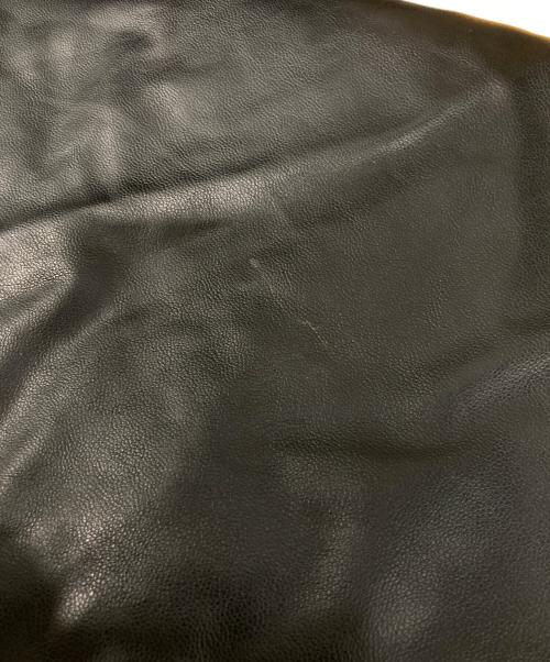 MAISON SPECIAL（メゾンスペシャル）MAISON SPECIAL (メゾンスペシャル) Artificial Leather Pin-Tuck Wide Pants ブラック サイズ:2の古着・服飾アイテム