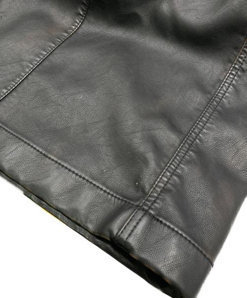 MAISON SPECIAL（メゾンスペシャル）MAISON SPECIAL (メゾンスペシャル) Artificial Leather Pin-Tuck Wide Pants ブラック サイズ:2の古着・服飾アイテム