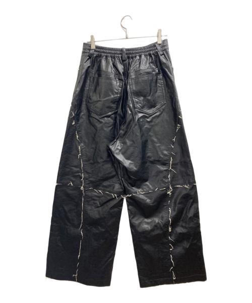 MAISON SPECIAL（メゾンスペシャル）MAISON SPECIAL (メゾンスペシャル) Artificial Leather Wide Pants ブラック サイズ:2の古着・服飾アイテム