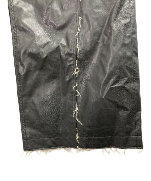 MAISON SPECIAL（メゾンスペシャル）MAISON SPECIAL (メゾンスペシャル) Artificial Leather Wide Pants ブラック サイズ:2の古着・服飾アイテム