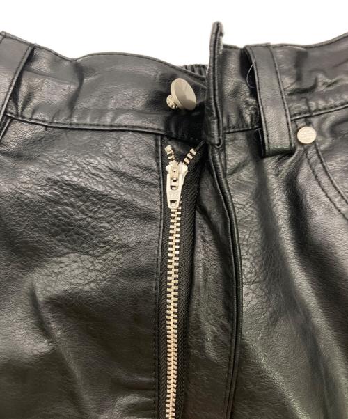 MAISON SPECIAL（メゾンスペシャル）MAISON SPECIAL (メゾンスペシャル) Artificial Leather Wide Pants ブラック サイズ:2の古着・服飾アイテム