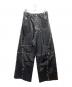 MAISON SPECIAL（メゾンスペシャル）の古着「Artificial Leather Wide Pants」｜ブラック