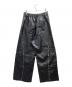MAISON SPECIAL (メゾンスペシャル) Artificial Leather Wide Pants ブラック サイズ:2：10000円
