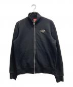 DIESELディーゼル）の古着「ジップアップ パーカー」｜ブラック