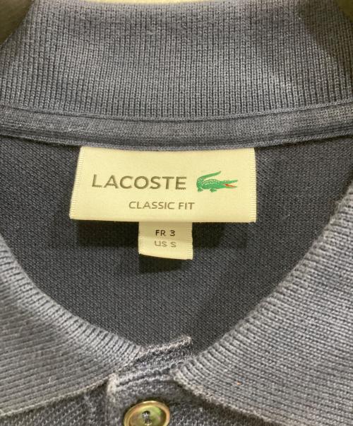 LACOSTE（ラコステ）LACOSTE (ラコステ) ポロシャツ ネイビー サイズ:Sの古着・服飾アイテム