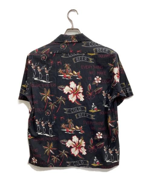 Schott（ショット）Schott (ショット) RANDOM SKULL アロハシャツ ブラック サイズ:記載なしの古着・服飾アイテム