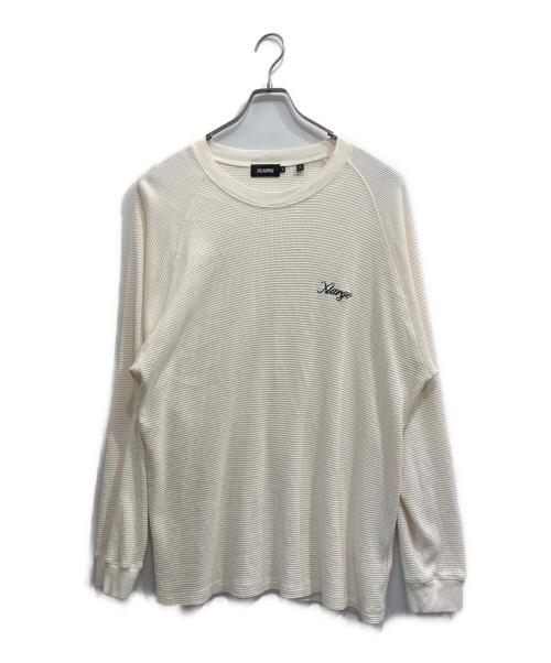 X-LARGE（エクストララージ）X-LARGE (エクストララージ) THERMAL L/S TEE ホワイト サイズ:XLの古着・服飾アイテム