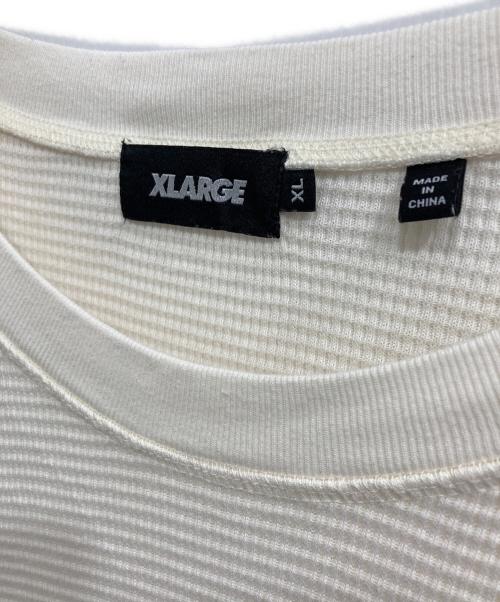 X-LARGE（エクストララージ）X-LARGE (エクストララージ) THERMAL L/S TEE ホワイト サイズ:XLの古着・服飾アイテム