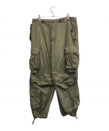 X-LARGE（エクストララージ）の古着「CARGO WIDE PANTS」｜オリーブ