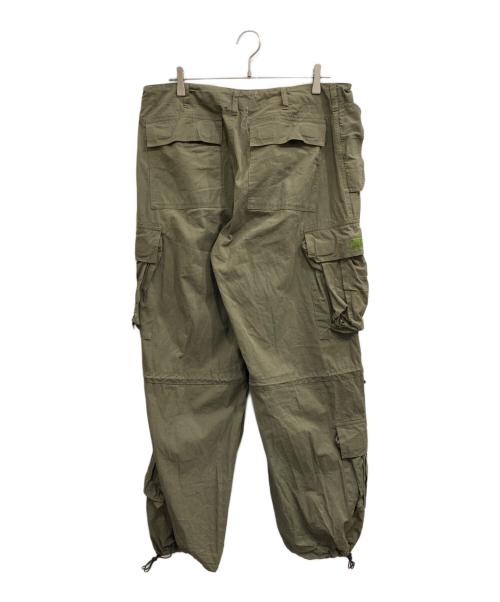 X-LARGE（エクストララージ）X-LARGE (エクストララージ) CARGO WIDE PANTS オリーブ サイズ:36の古着・服飾アイテム
