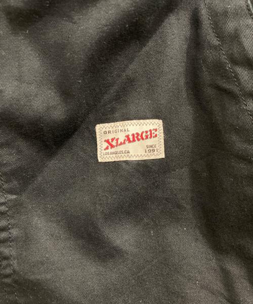 X-LARGE（エクストララージ）X-LARGE (エクストララージ) SIDE ZIP WORK PANTS ブラック サイズ:XLの古着・服飾アイテム