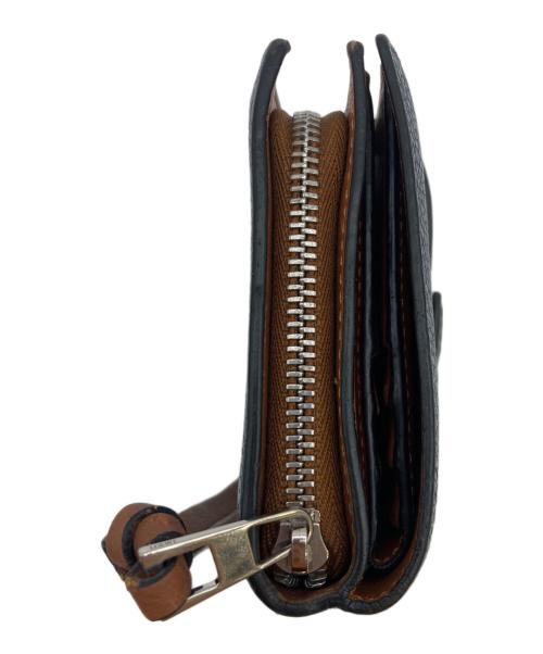 LOEWE（ロエベ）LOEWE (ロエベ) トライフォールドウォレット ネイビーの古着・服飾アイテム