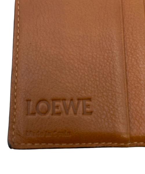 LOEWE（ロエベ）LOEWE (ロエベ) トライフォールドウォレット ネイビーの古着・服飾アイテム