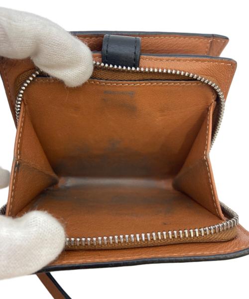 LOEWE（ロエベ）LOEWE (ロエベ) トライフォールドウォレット ネイビーの古着・服飾アイテム