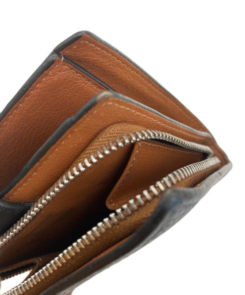 LOEWE（ロエベ）LOEWE (ロエベ) トライフォールドウォレット ネイビーの古着・服飾アイテム