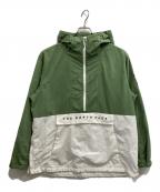 THE NORTH FACEザ ノース フェイス）の古着「BURNEY EX ANORAK」｜グリーン×ホワイト