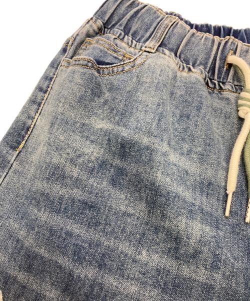 ANDREA&CO（アンドレアアンドコー）ANDREA&CO (アンドレアアンドコー) デニムビジュー刺繍パンツ インディゴ サイズ:記載なしの古着・服飾アイテム