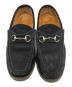 中古・古着 GUCCI (グッチ) スエードホースビットローファー ブラック サイズ:37：10000円