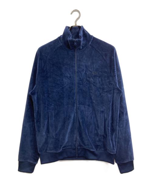 FRED PERRY（フレッドペリー）FRED PERRY (フレッドペリー) Velour Track Jacket/ベロア　トラックジャケット ネイビー サイズ:Lの古着・服飾アイテム