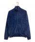 FRED PERRY（フレッドペリー）の古着「Velour Track Jacket/ベロア　トラックジャケット」｜ネイビー
