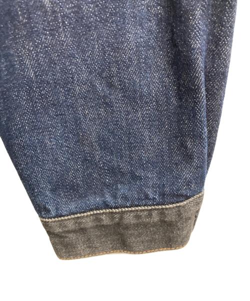 NEPENTHES（ネペンテス）NEPENTHES (ネペンテス) バイカラーデニムジャケット インディゴ×ブラック サイズ:Sの古着・服飾アイテム