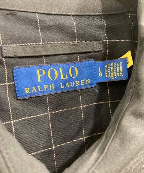POLO RALPH LAUREN（ポロ・ラルフローレン）POLO RALPH LAUREN (ポロ・ラルフローレン) スイングトップ ブラック サイズ:Lの古着・服飾アイテム